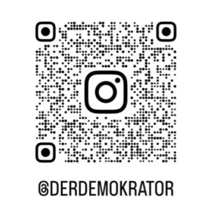 QR Code @DERDEMOKRATOR